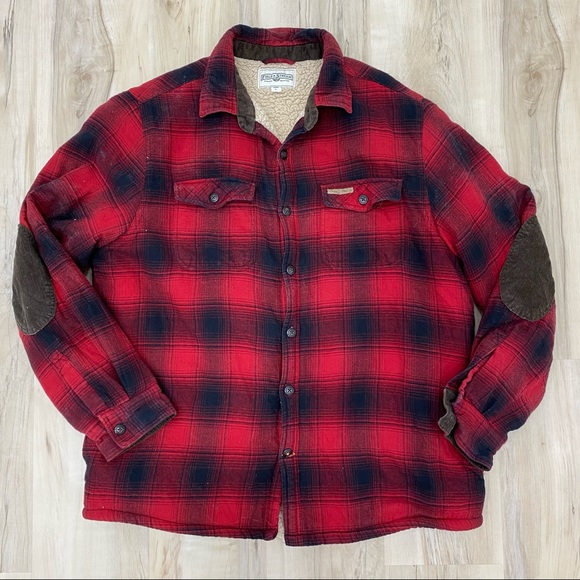 Field Stream Sherpa Insulated Red Black 